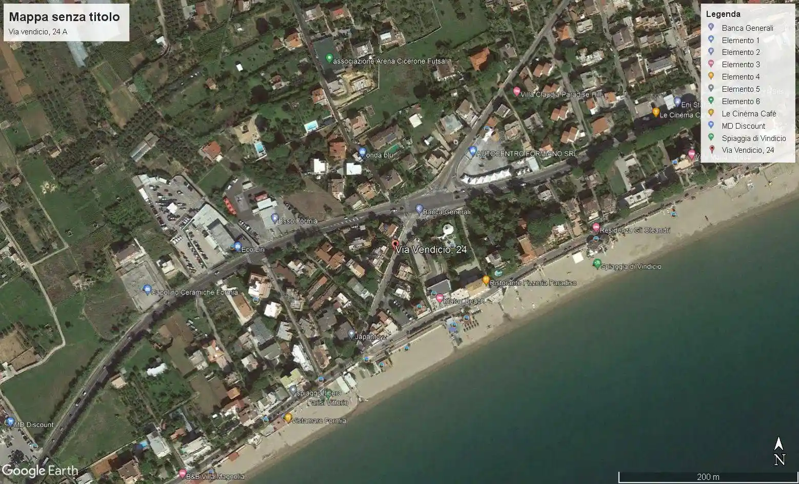 Villa in affitto a Formia