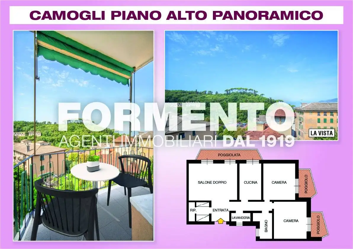 Appartamento in vendita a Camogli