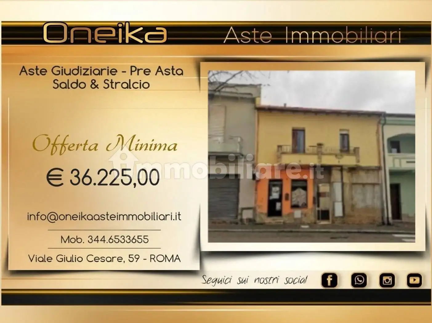 Appartamento in asta a Villaspeciosa