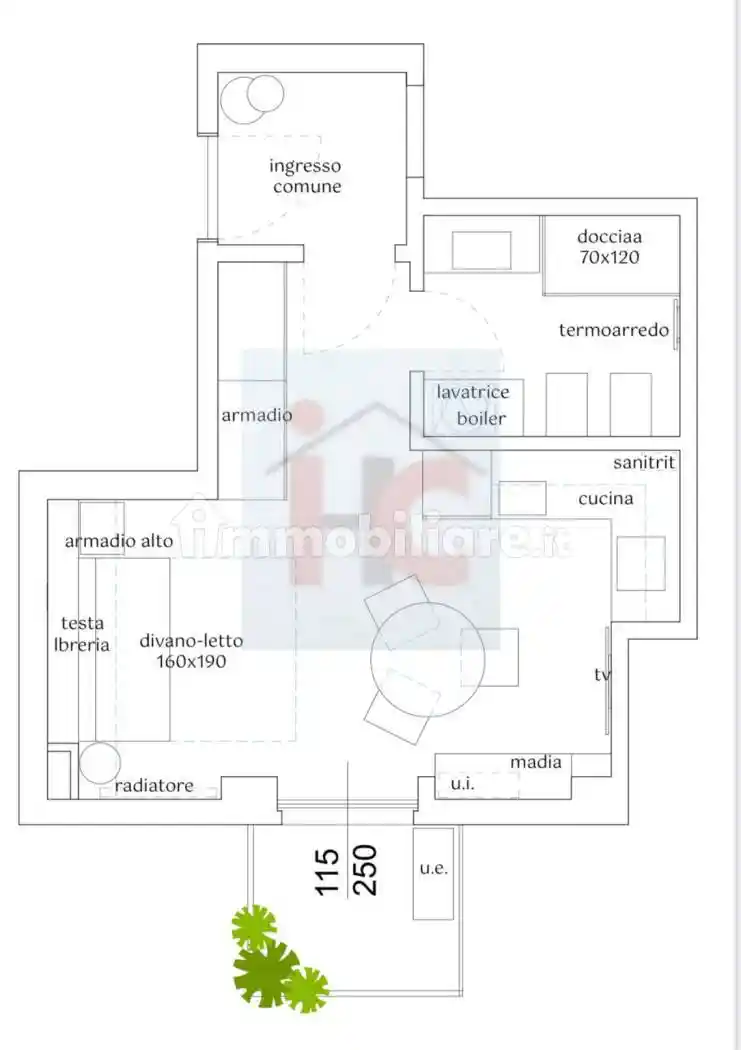Monolocale viale Giulio Cesare 15, Corridoni, Bergamo - foto 4