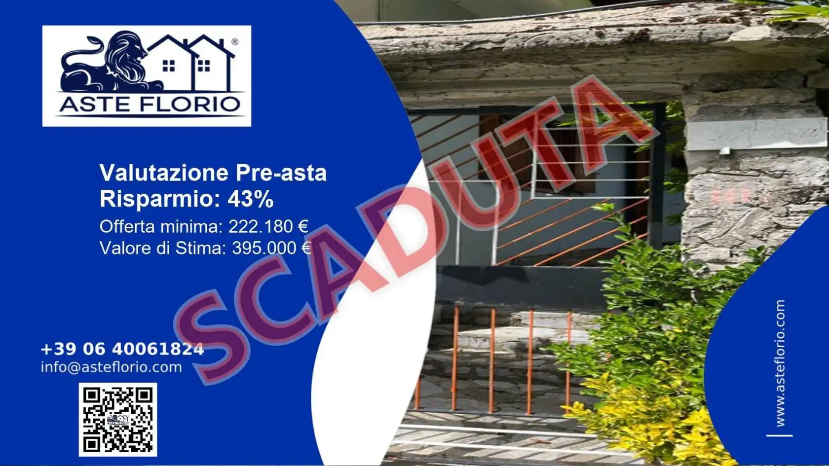 Villa in asta a Vico Equense