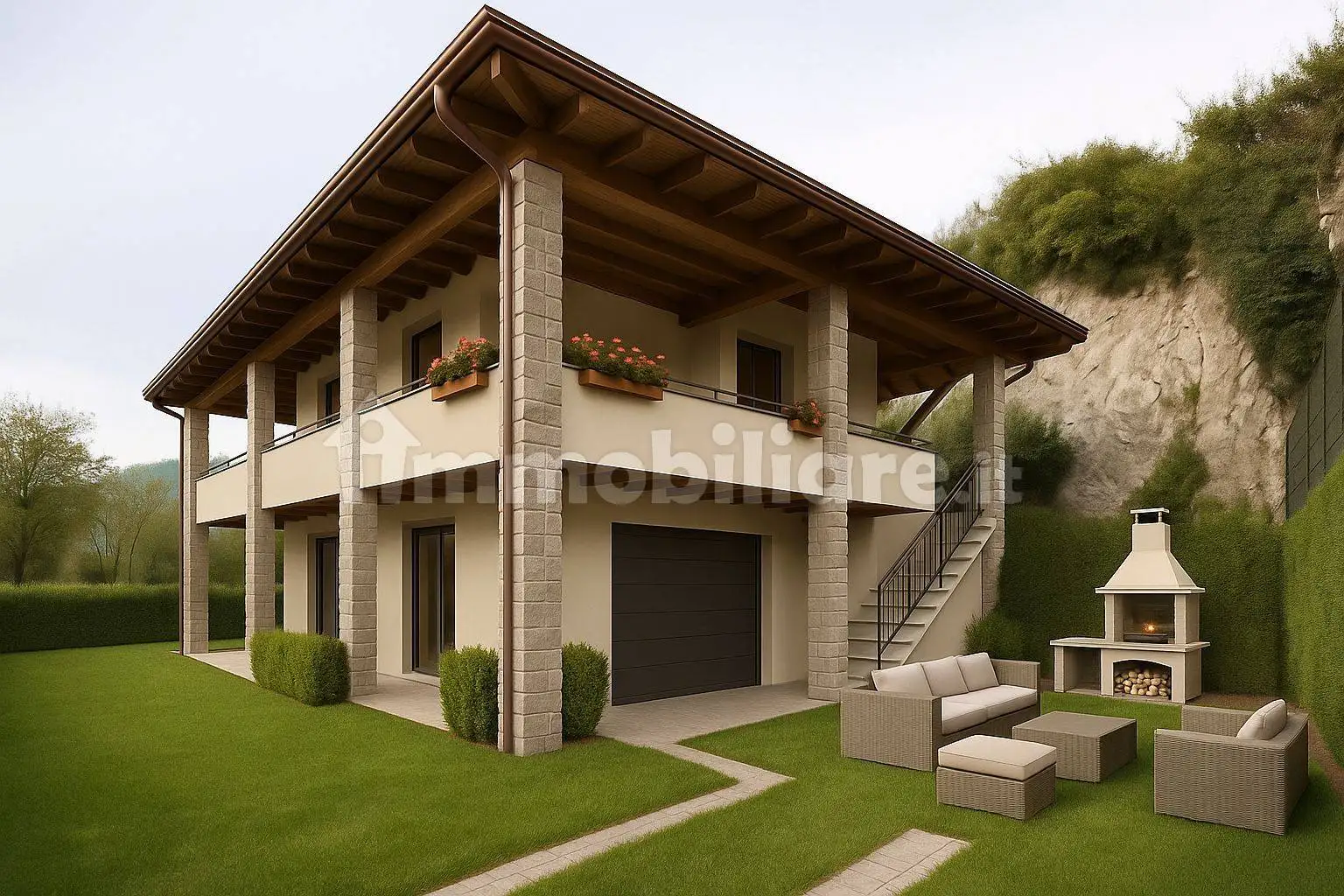 Villa in vendita a Malegno