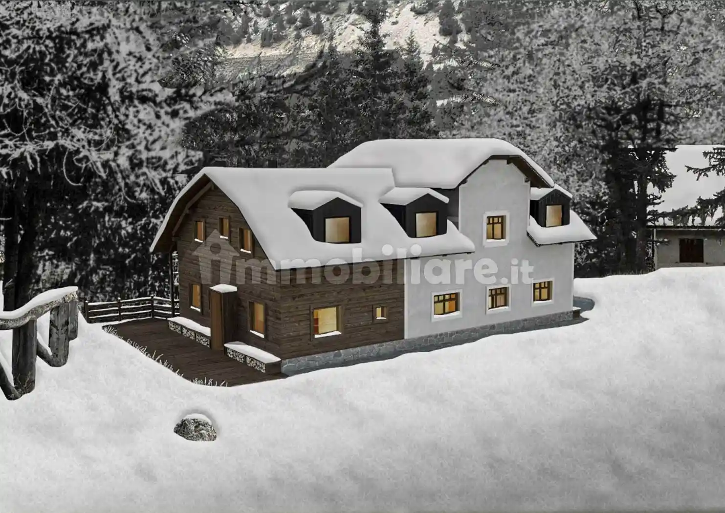 Terratetto plurifamiliare Strada Valle Gimont 53, Claviere - foto 5