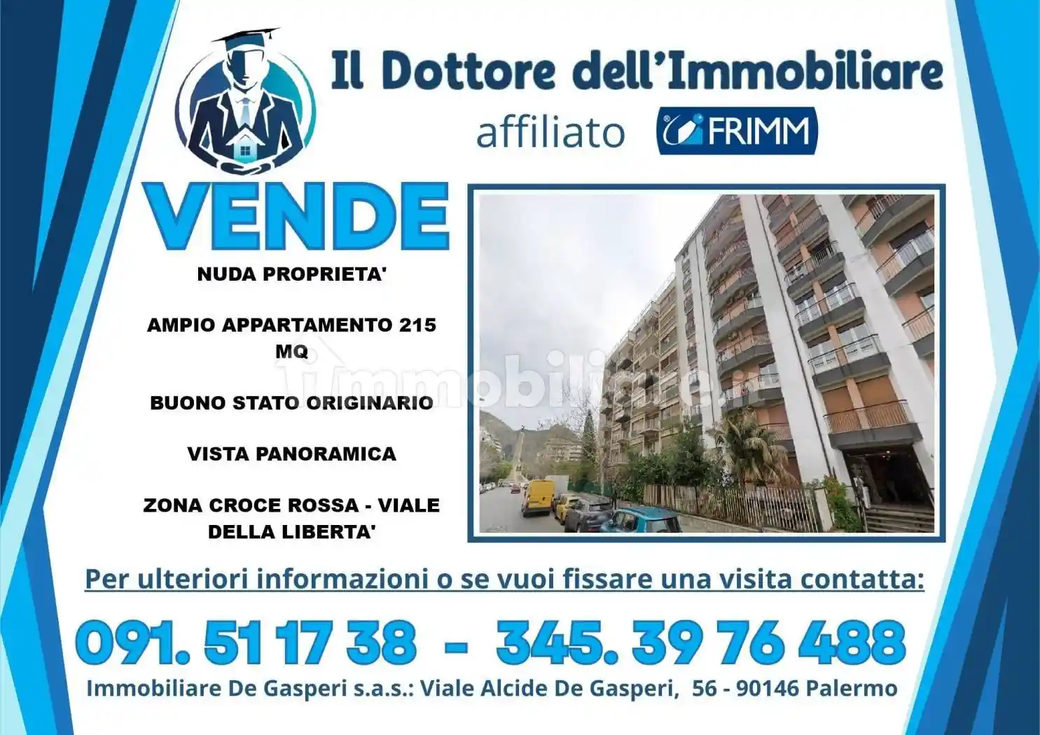 Appartamento in vendita a Palermo