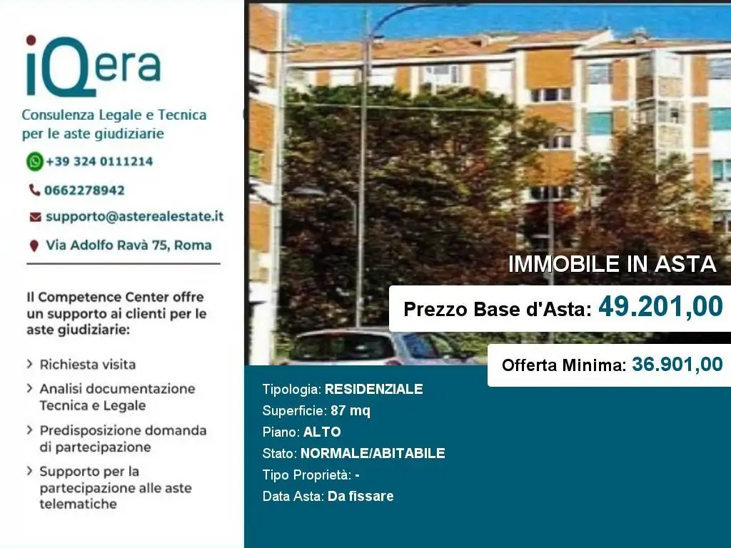 Appartamento in asta a Pescara