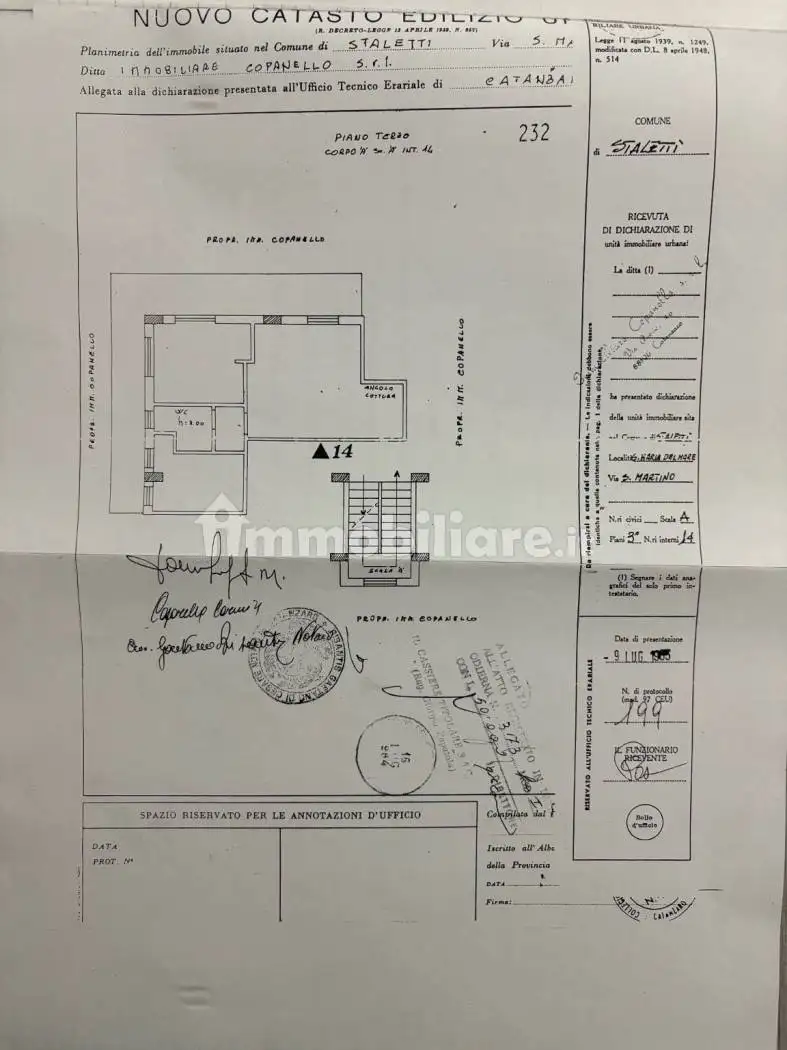 Appartamento in vendita a Stalettì