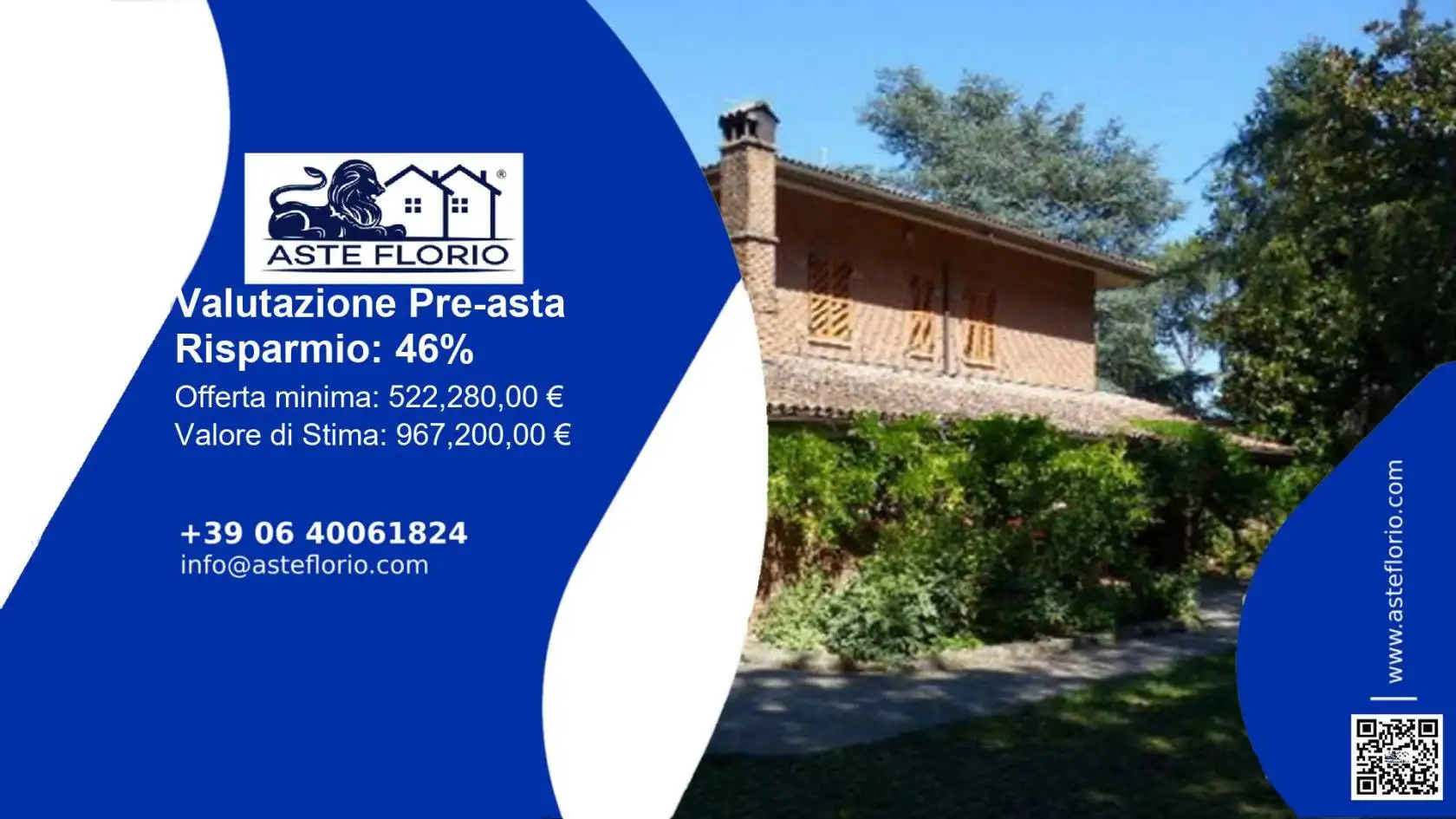 Villa in asta a Cesena