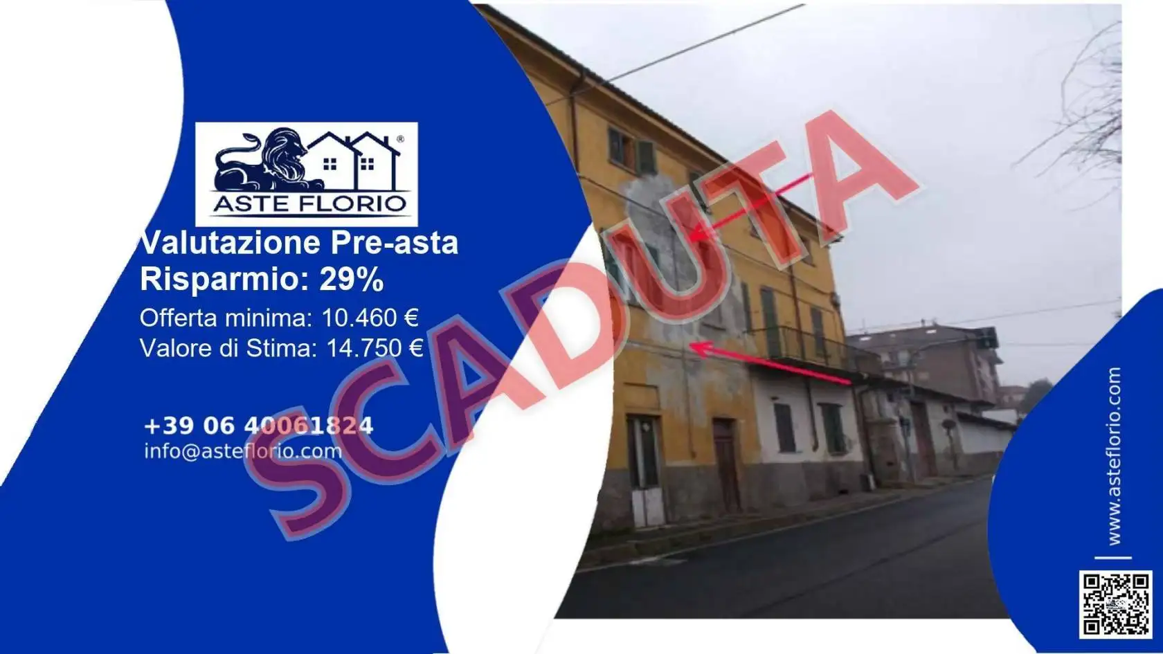 Appartamento in asta a Visone