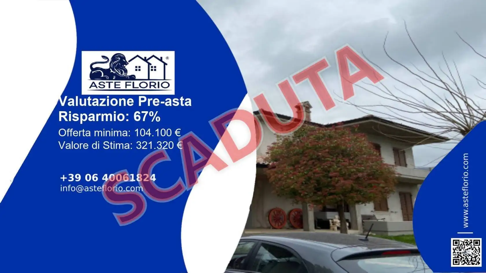 Villa in asta a Esanatoglia