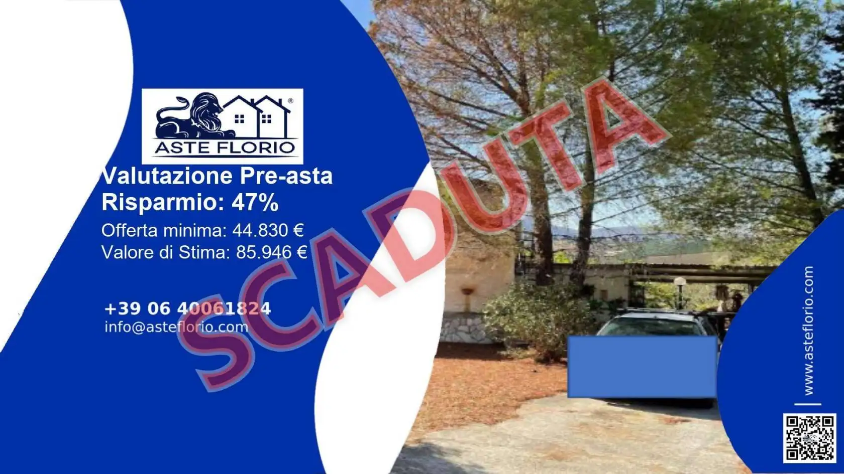 Villetta a schiera in asta a Bolognetta