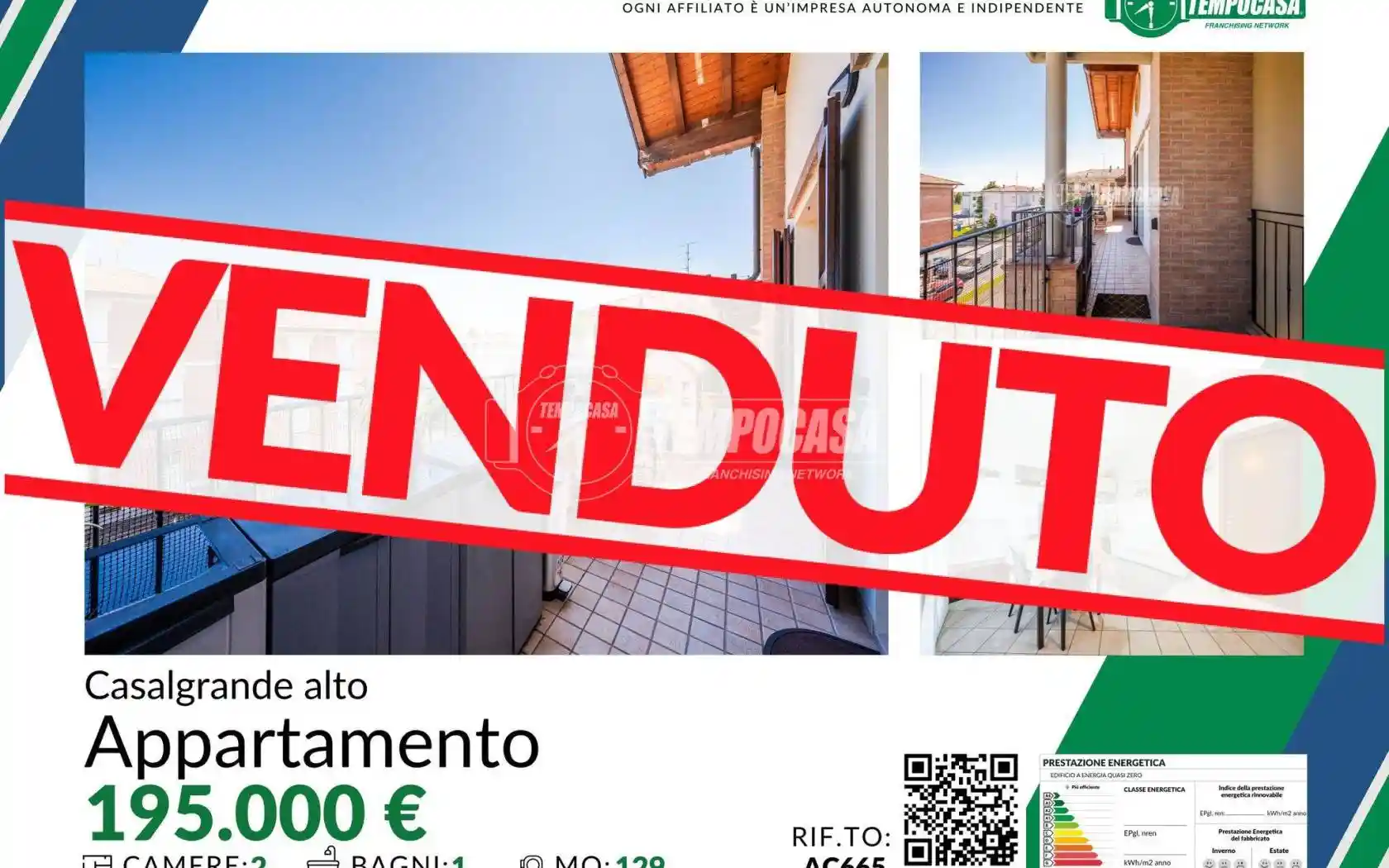 Appartamento in vendita a Casalgrande