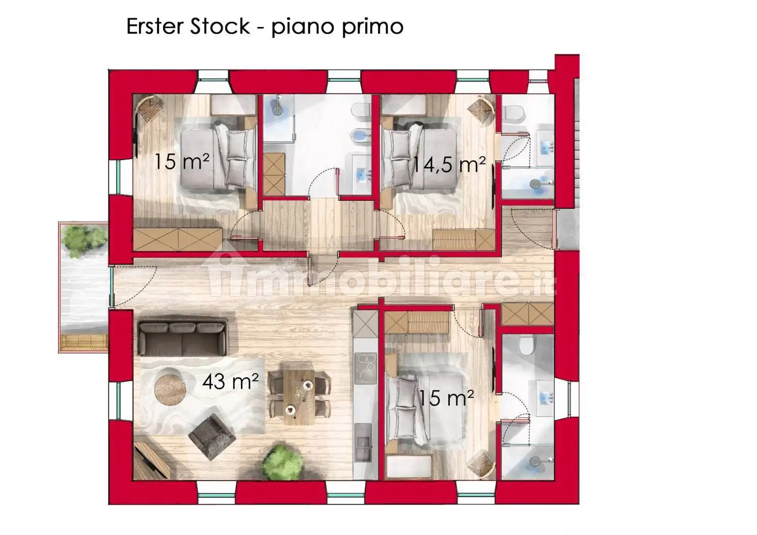 Appartamento in vendita a Borgo d'Anaunia