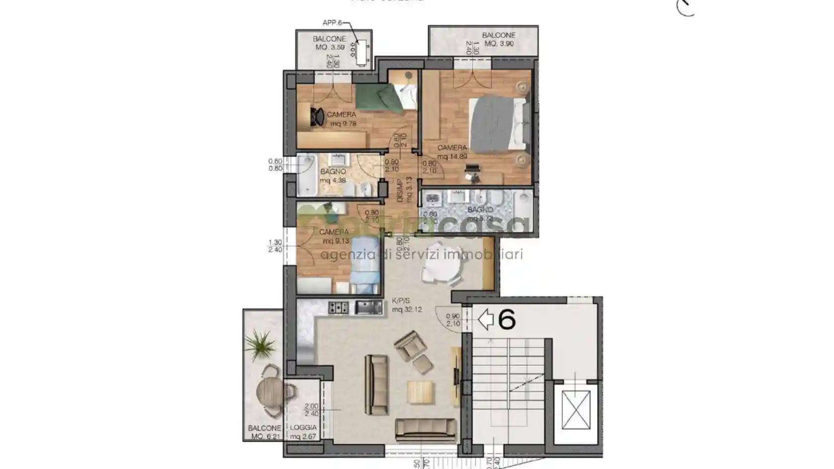 Appartamento in vendita a Riccione