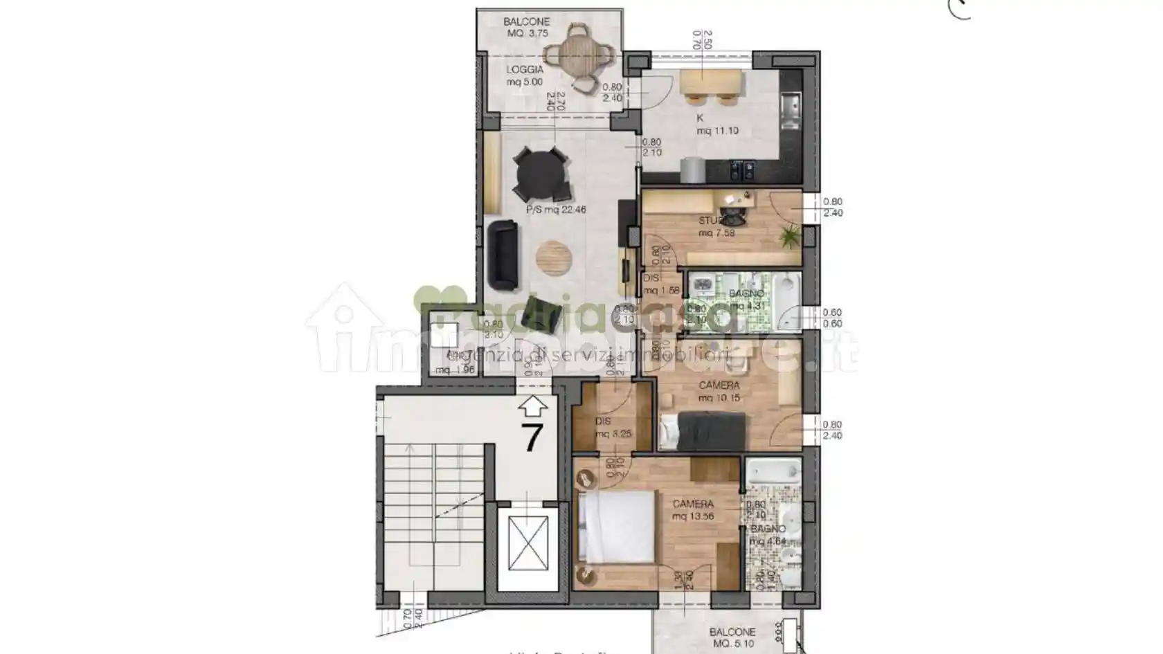 Appartamento in vendita a Riccione