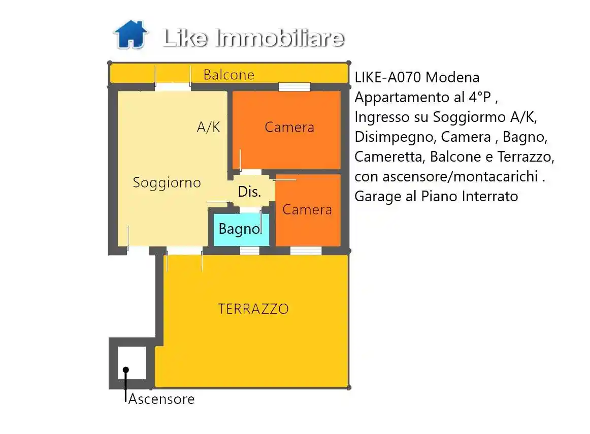Attico - Mansarda in vendita a Modena