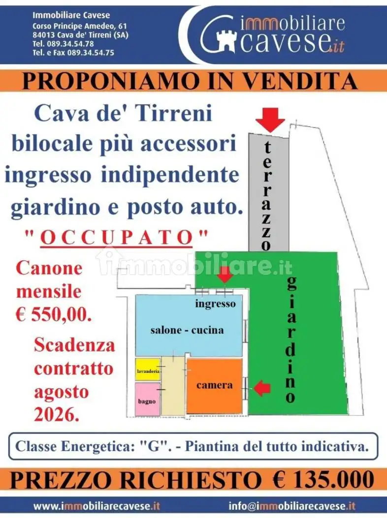 Appartamento in vendita a Cava de' Tirreni