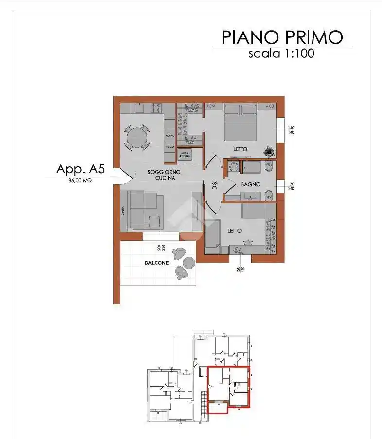Appartamento in vendita a Piacenza