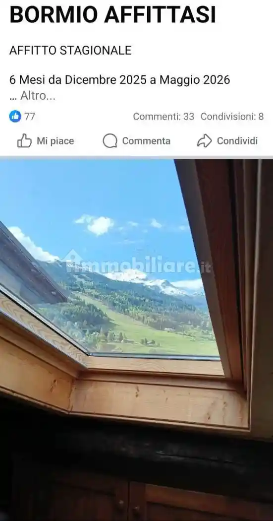 Attico - Mansarda in affitto a Bormio