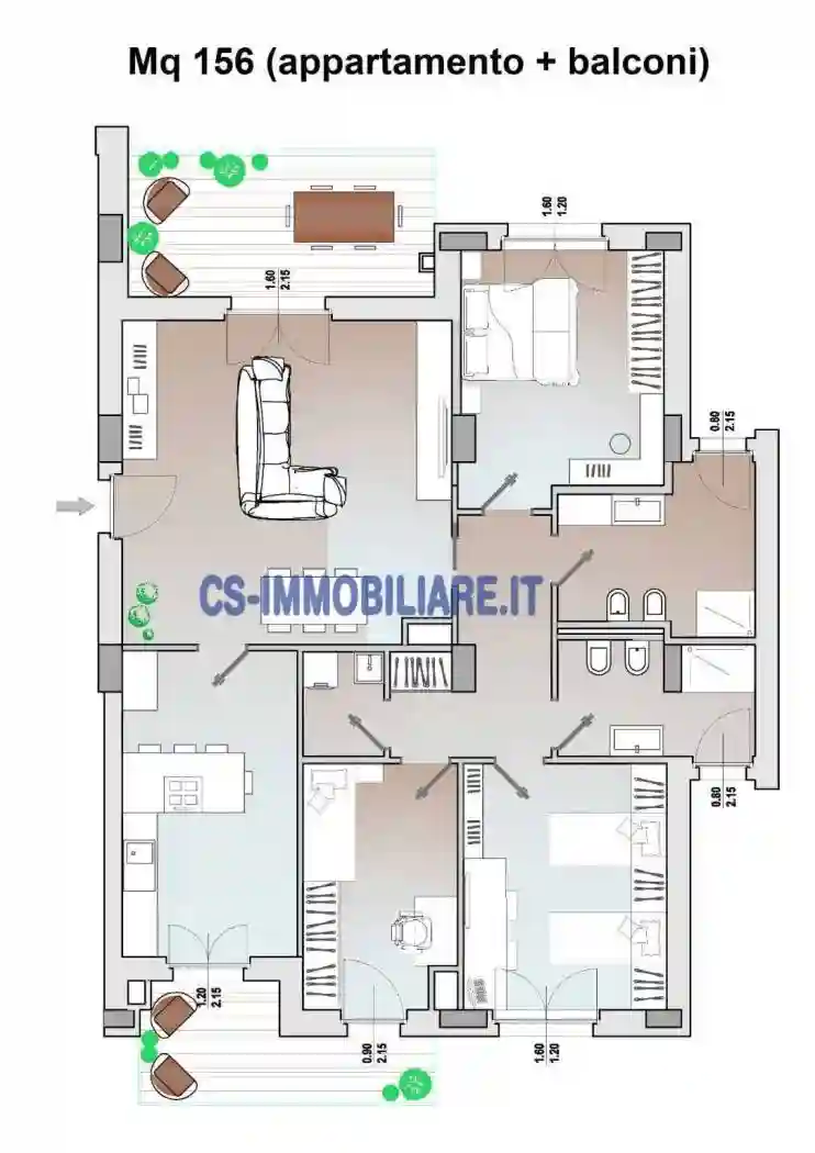 Appartamento via Del Gallitello, Centro, Potenza - foto 4