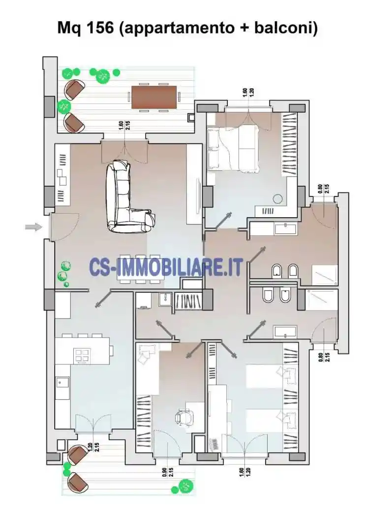 Appartamento via Del Gallitello, Centro, Potenza - foto 2