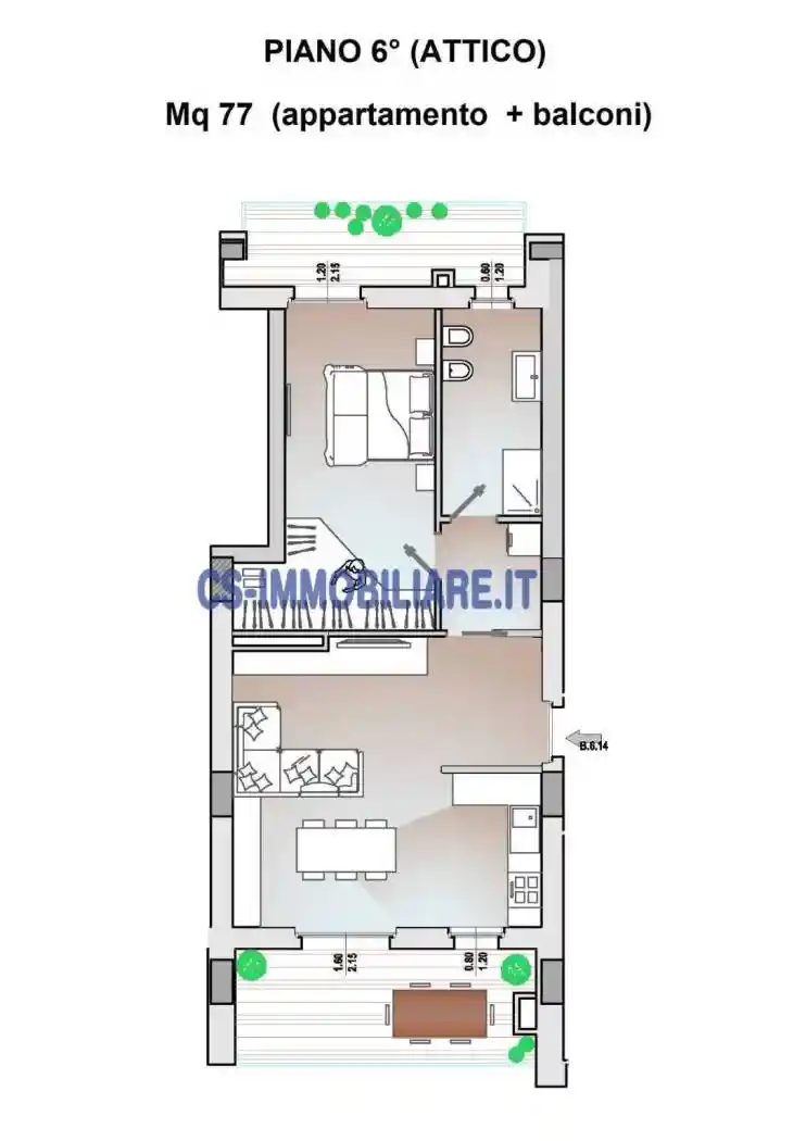 Bilocale via Del Gallitello, Centro, Potenza - foto 2
