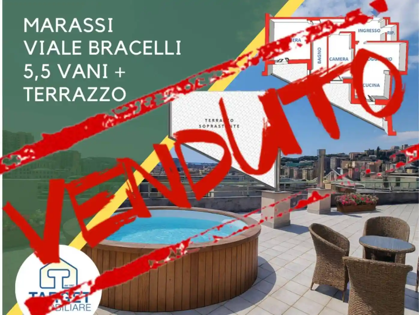 Attico - Mansarda in vendita a Genova