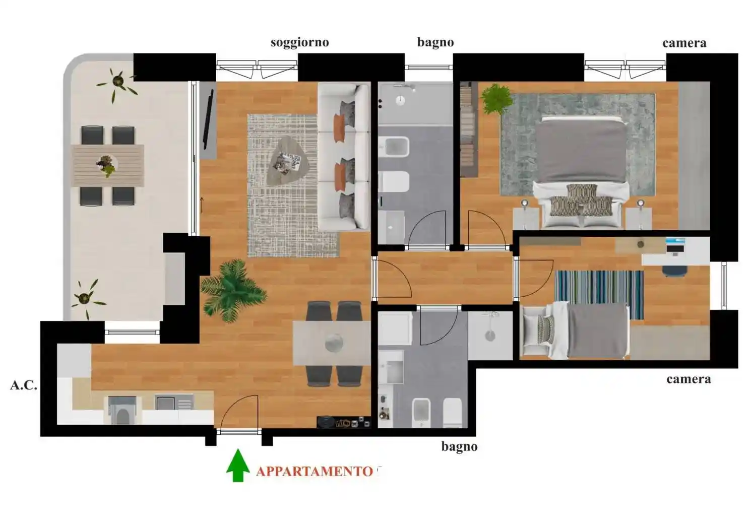 Appartamento in vendita a Riccione
