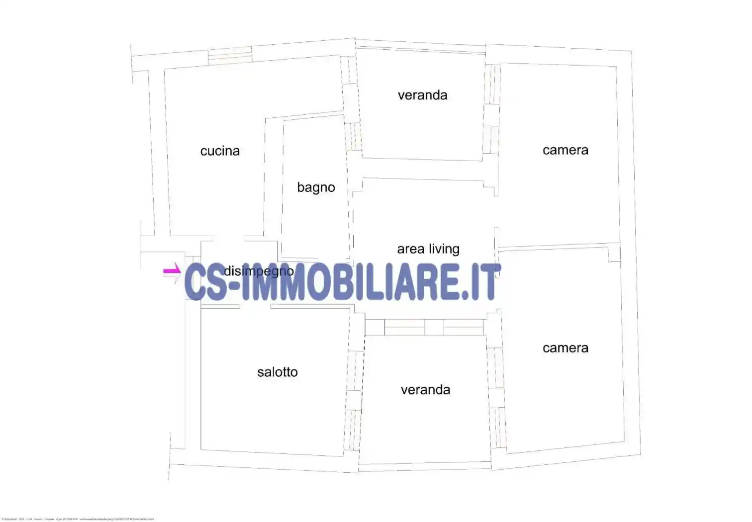 Quadrilocale via Racioppi, Centro, Potenza - foto 2