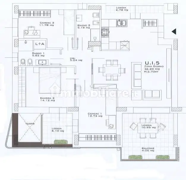 Appartamento in vendita a Rimini