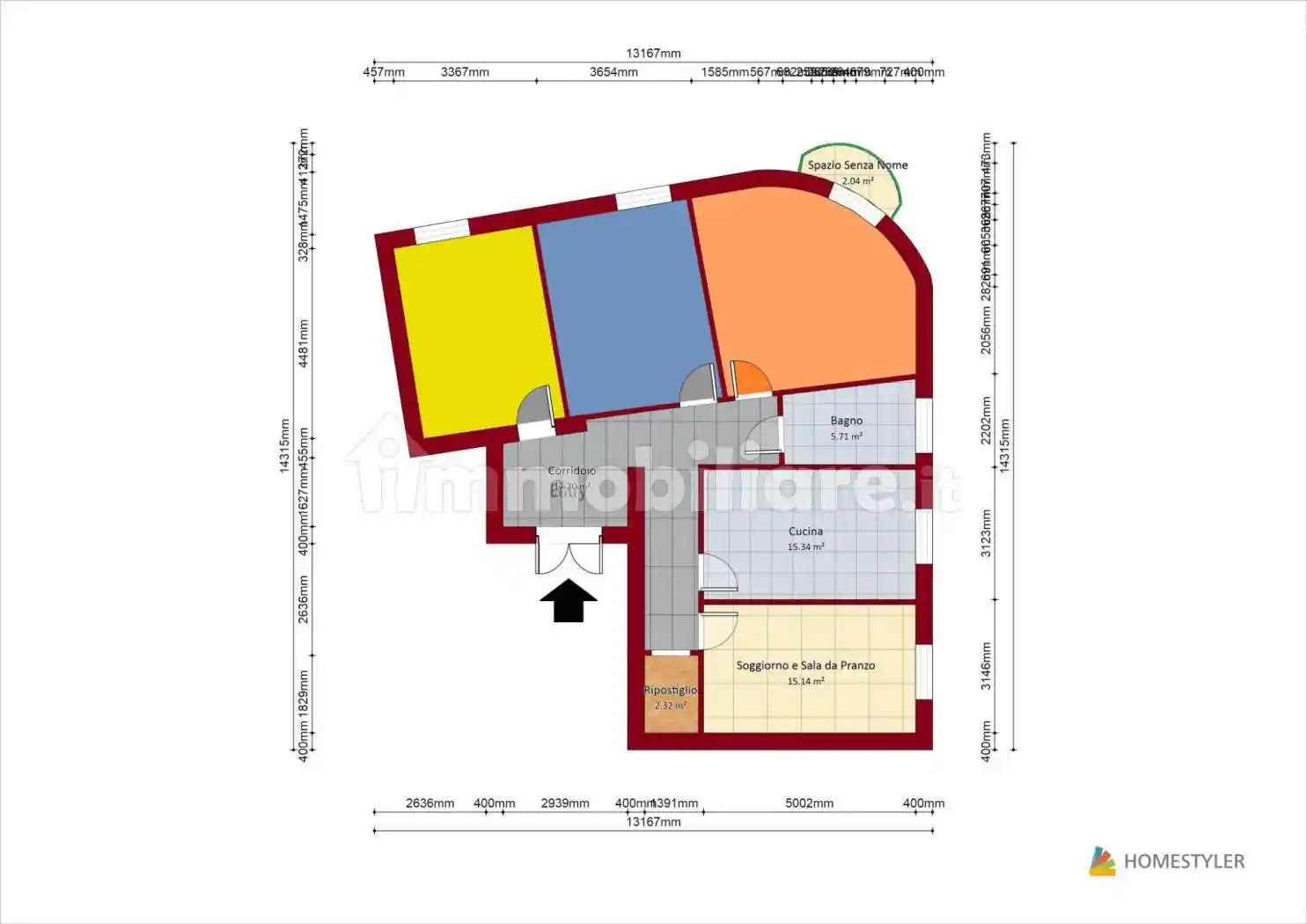 Quadrilocale via di Montegalletto, Principe, Genova - foto 3