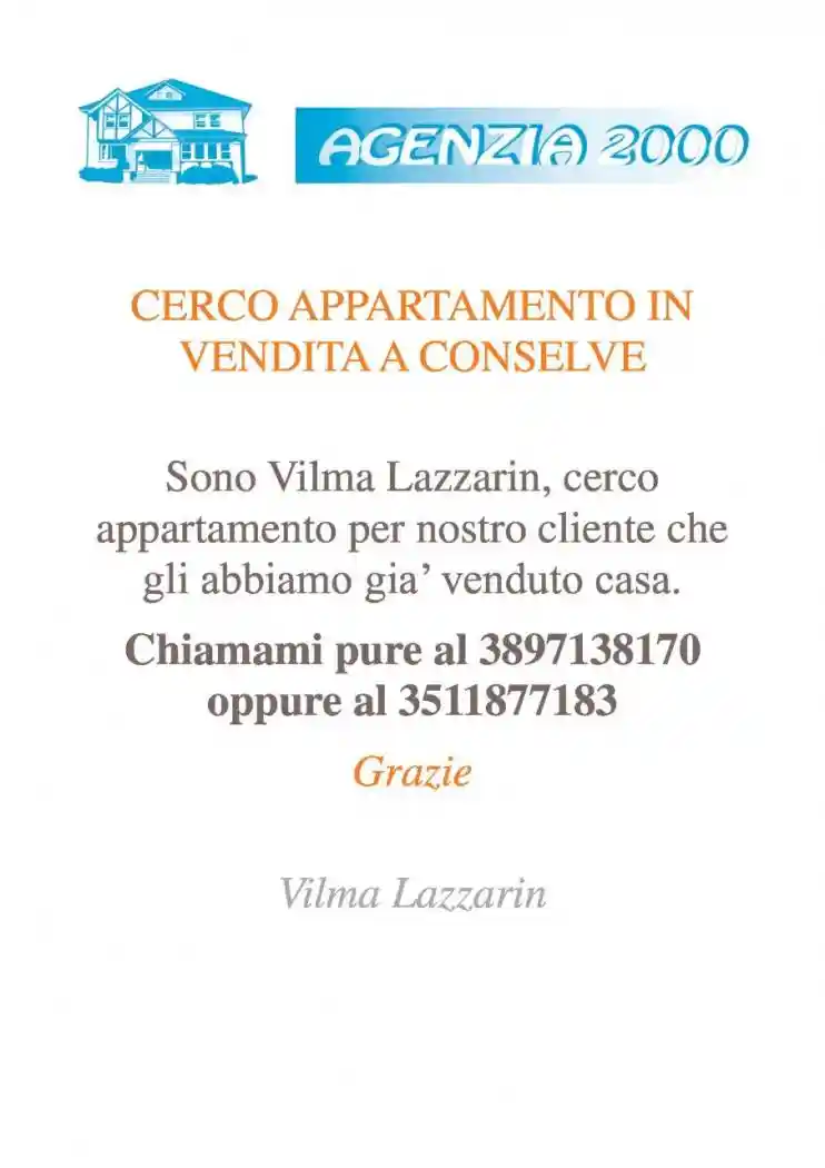 Appartamento in vendita a Conselve