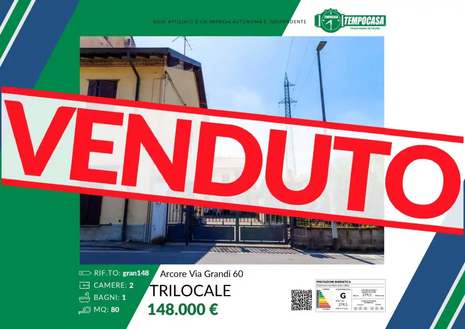 Appartamento in vendita a Arcore