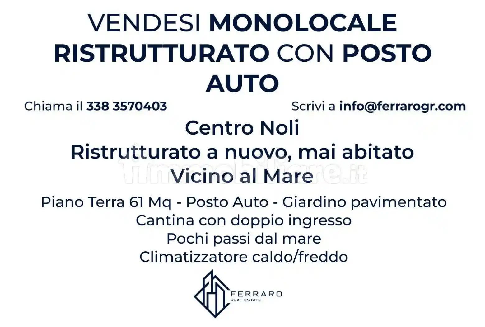 Appartamento in vendita a Noli