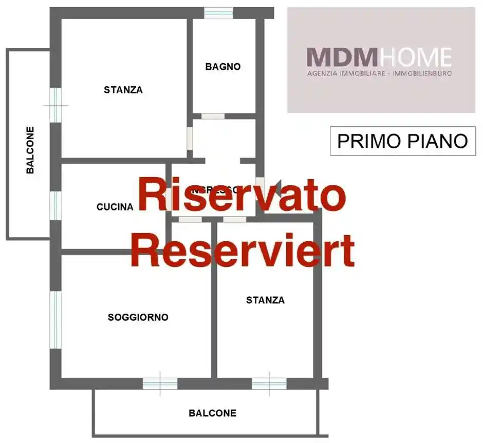 Trilocale buono stato, primo piano, Centro, Lana - foto 4