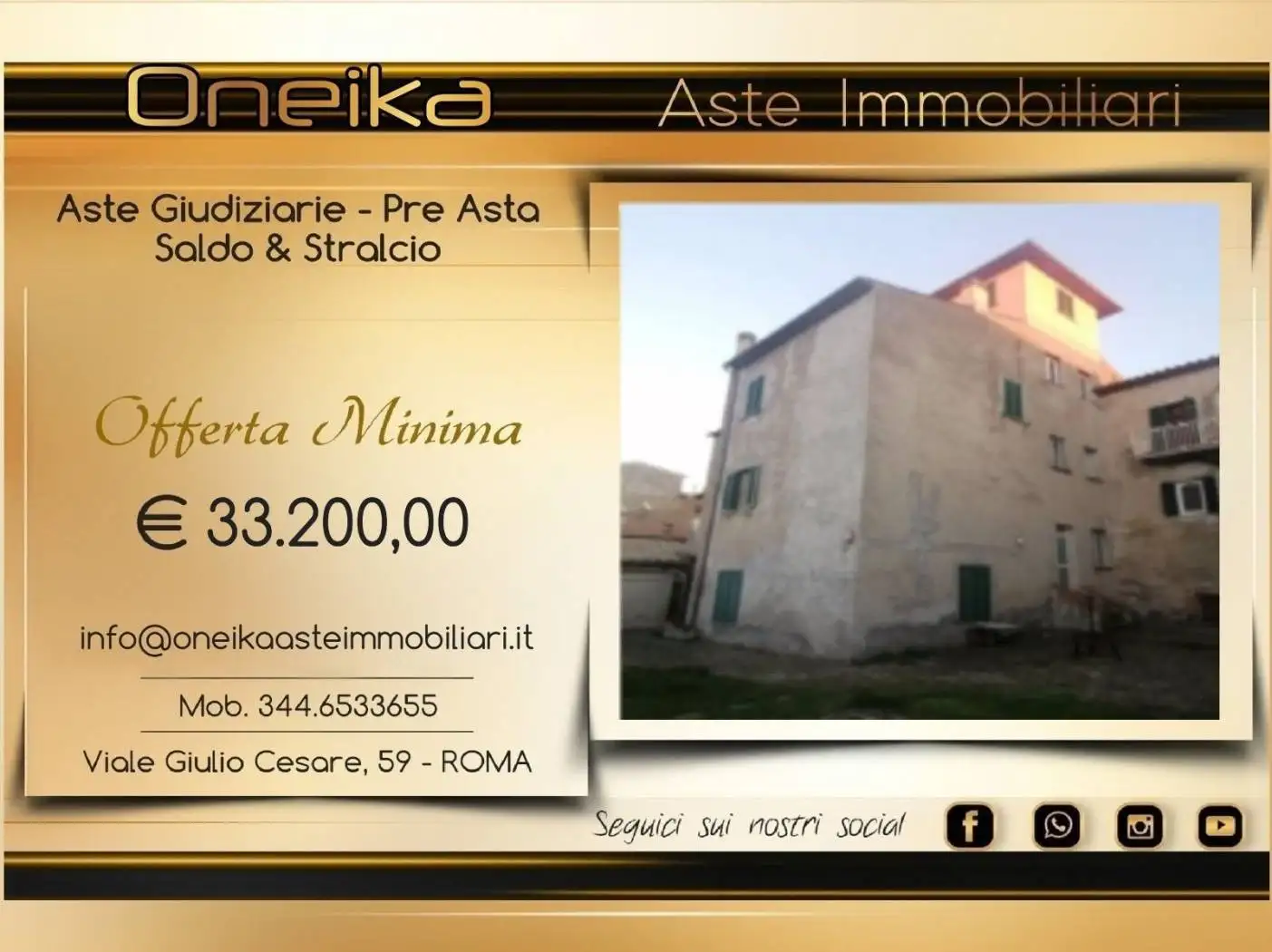 Appartamento in asta a Ischia di Castro