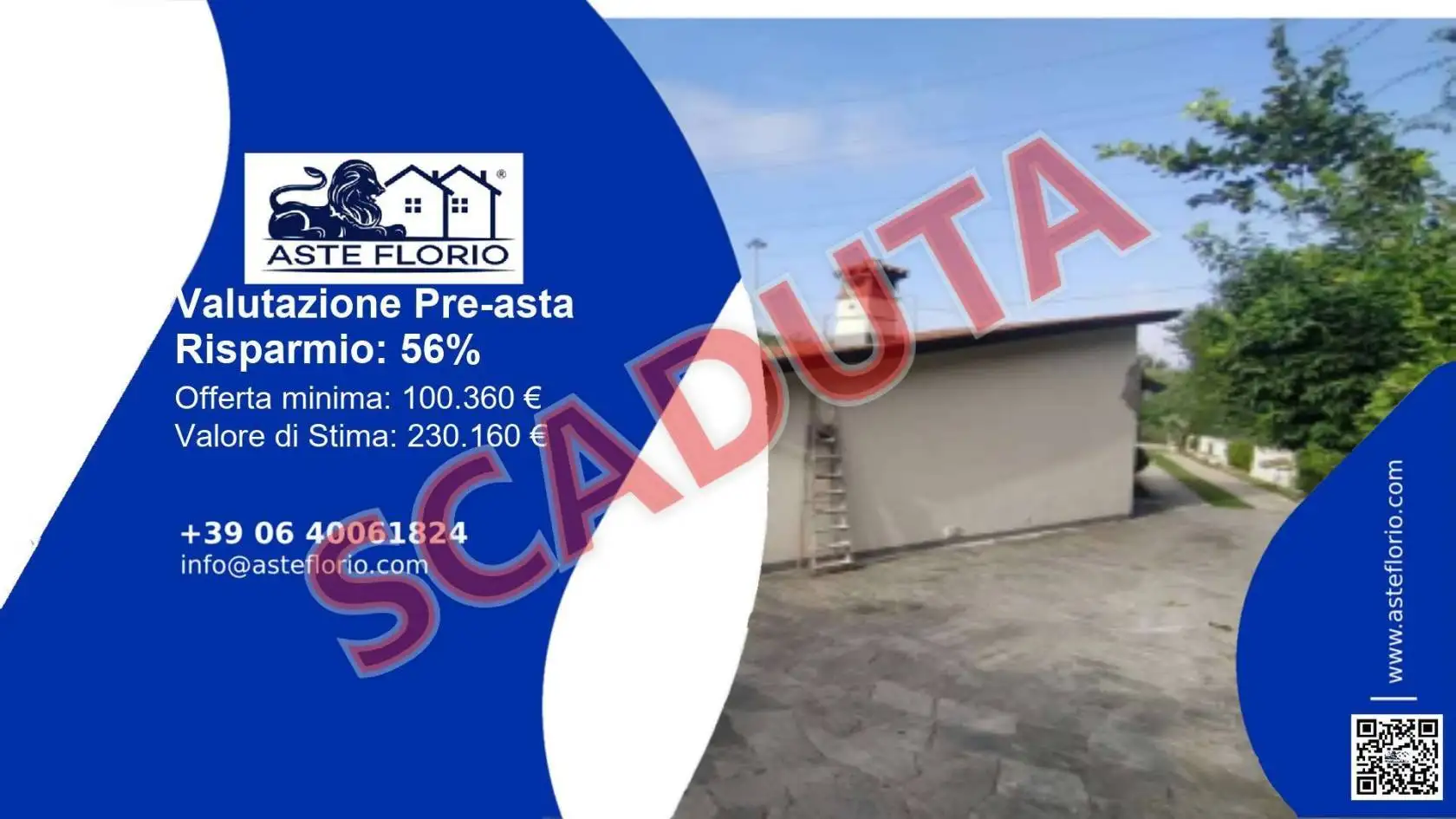 Villa in asta a Massa