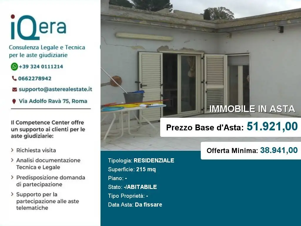 Appartamento in asta a Valguarnera Caropepe