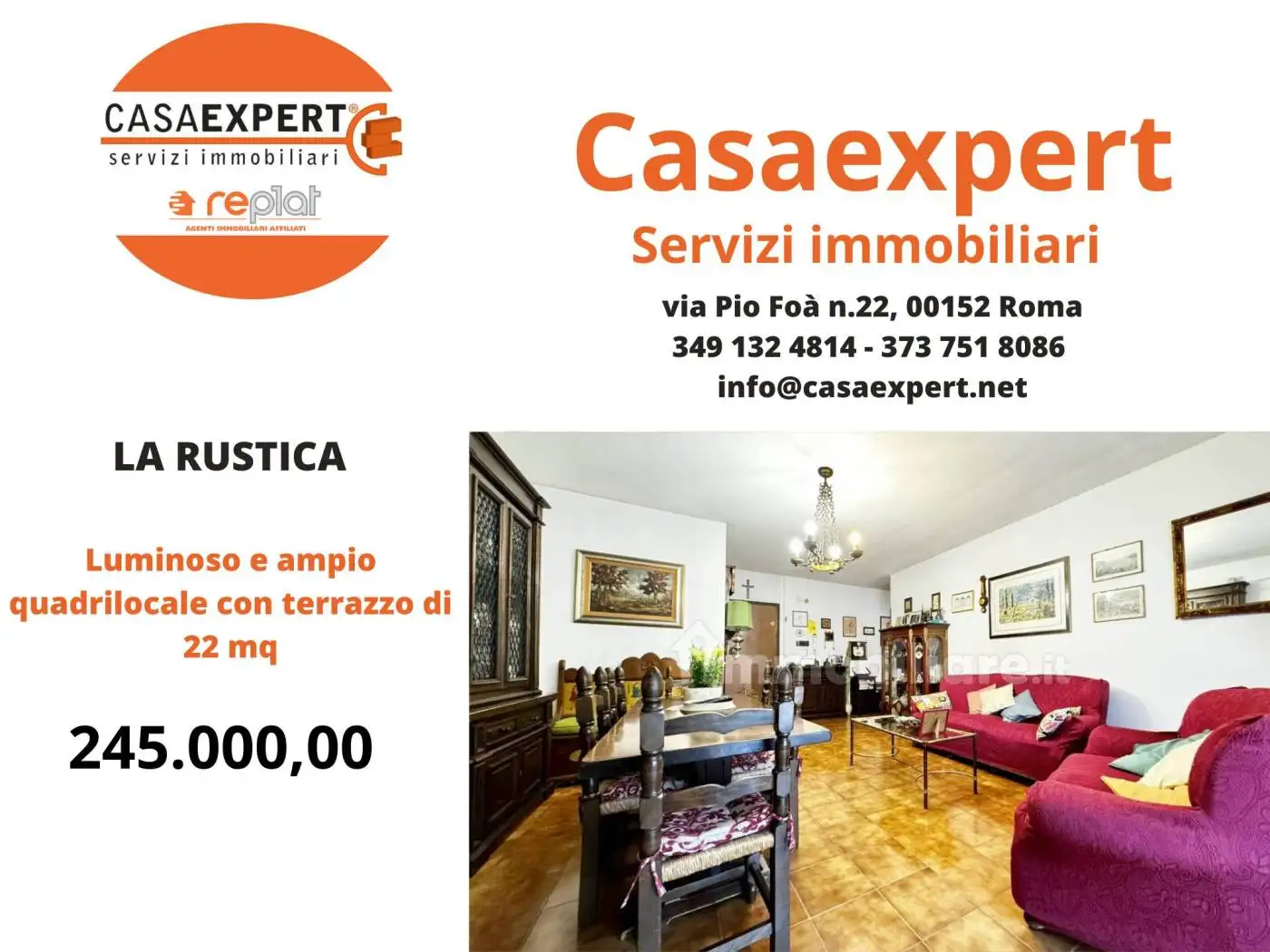 Appartamento in vendita a Roma