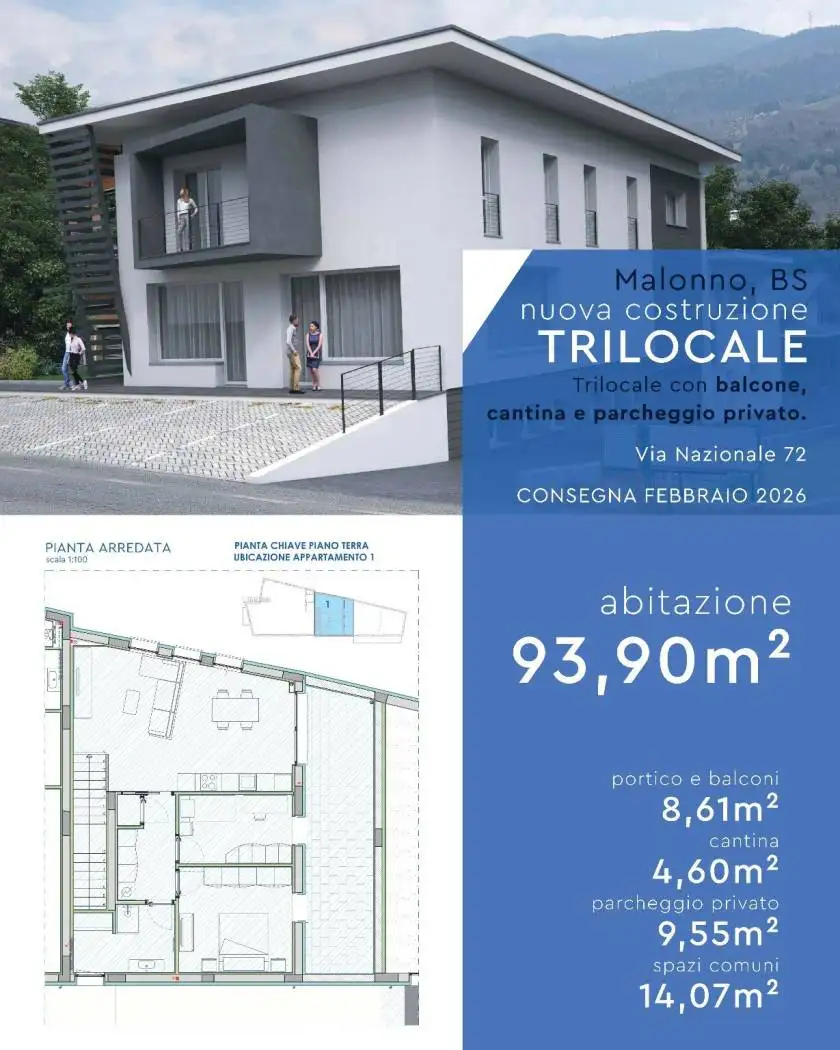 Appartamento in vendita a Malonno