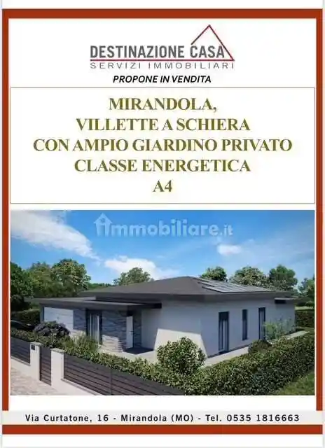 Villetta a schiera in vendita a Mirandola