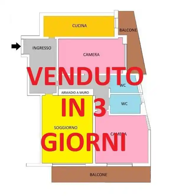 Appartamento in vendita a Roma