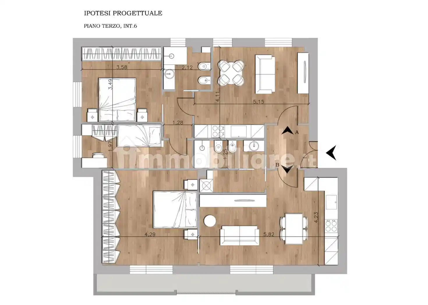 Appartamento in vendita a Roma