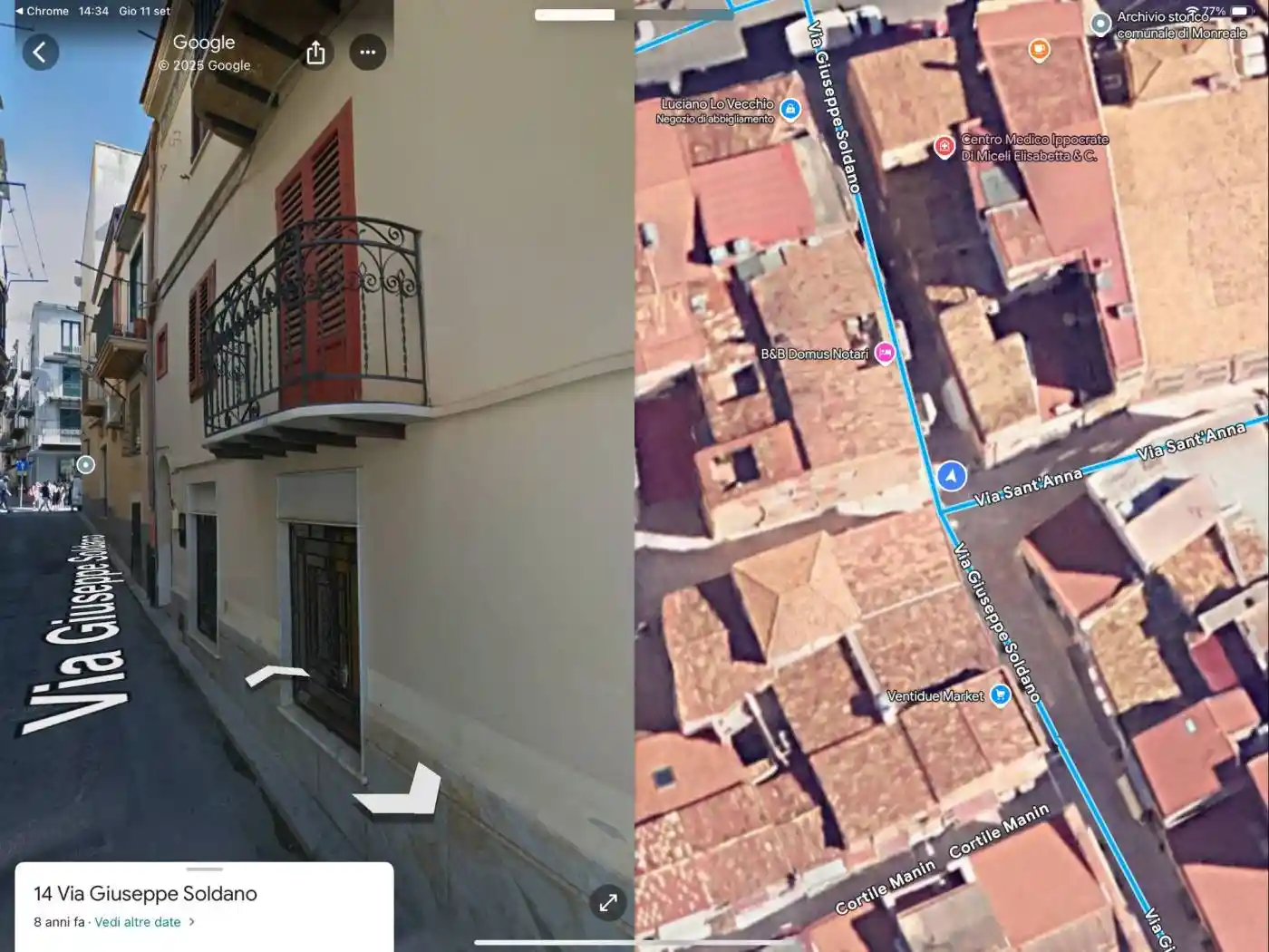 Appartamento in vendita a Monreale