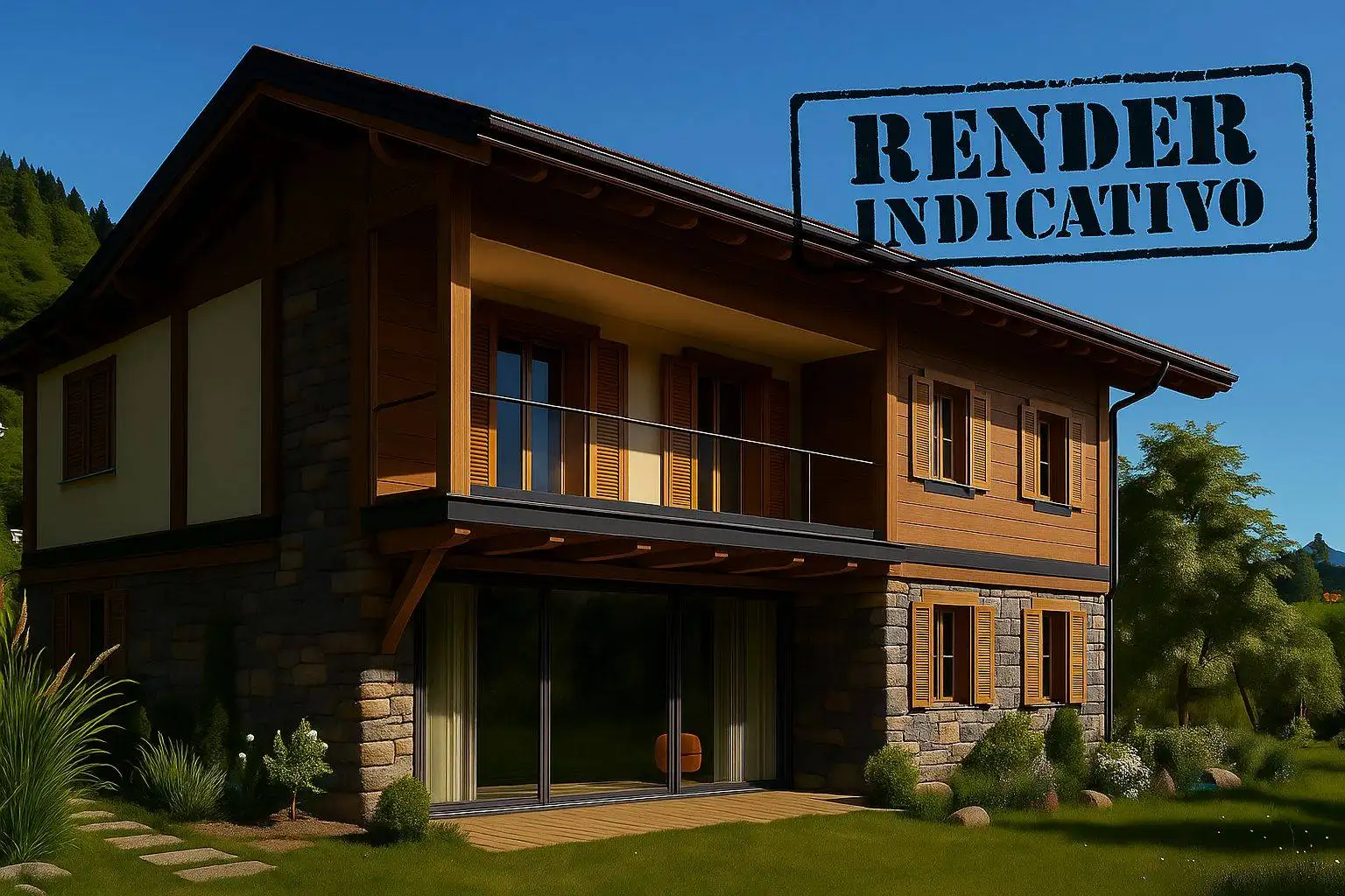 Terratetto unifamiliare frazione Marazzone 88, Bivedo Larido Marazzone, Bleggio Superiore - foto 2