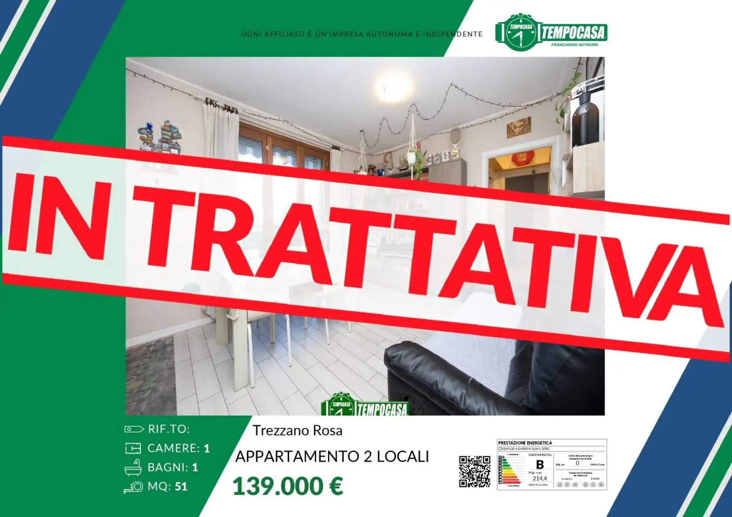 Appartamento in vendita a Trezzano Rosa