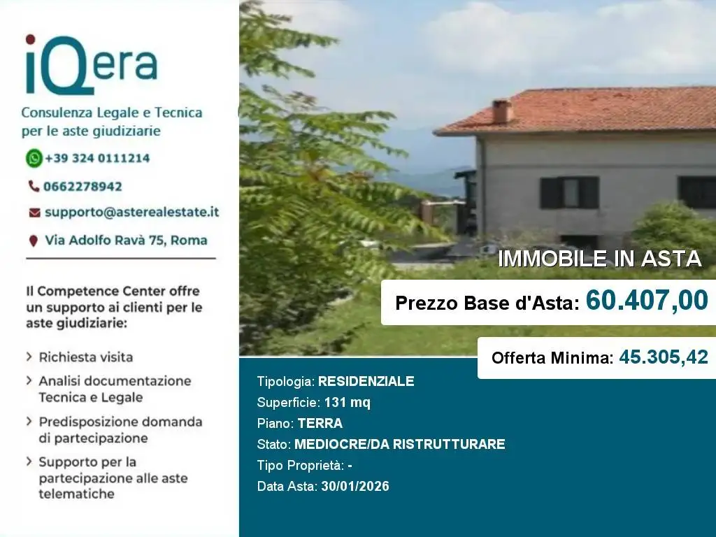 Appartamento in asta a Montefredane