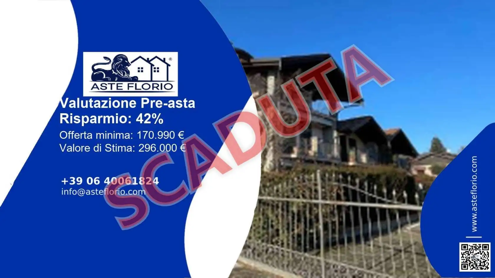 Appartamento in asta a Travedona-Monate