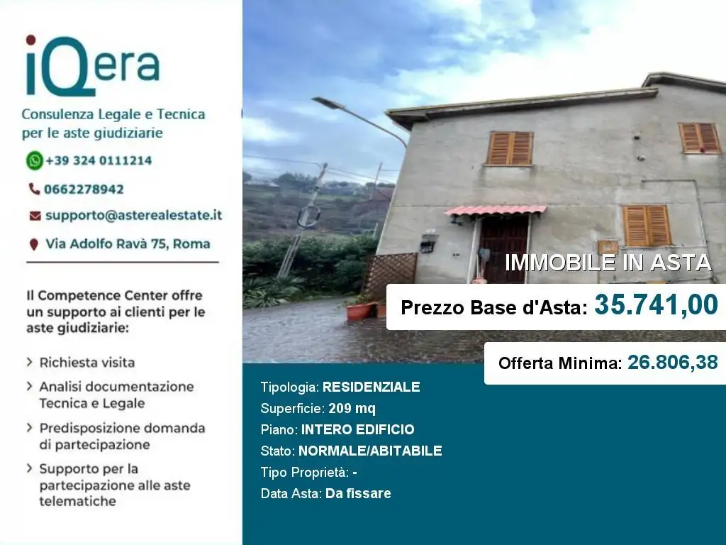 Appartamento in asta a Belmonte in Sabina