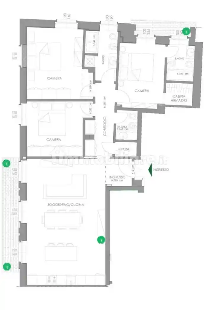 Appartamento in vendita a Bergamo