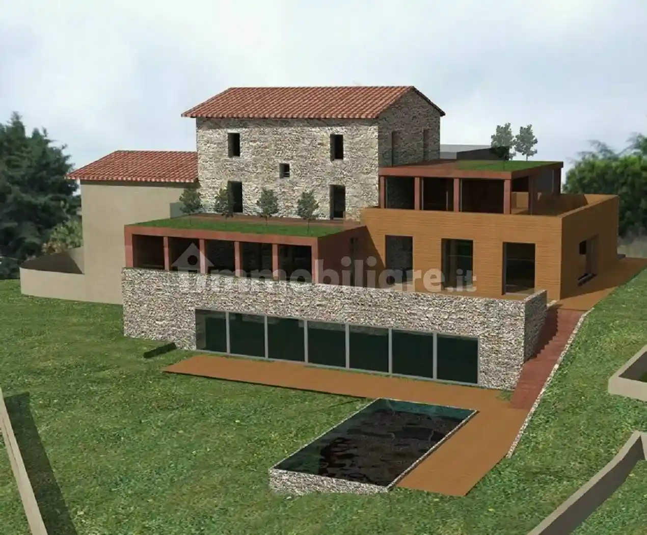 Palazzo - Edificio in vendita a Montaione